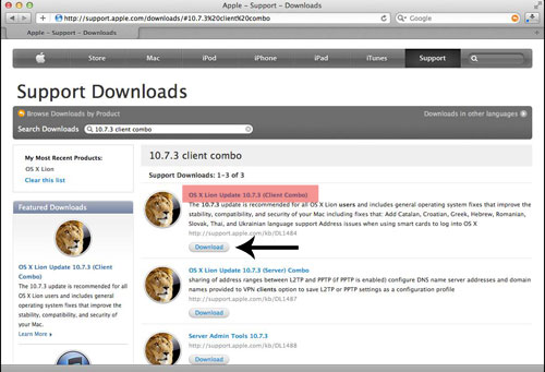 Apple - Support - Downloads